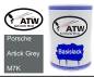 Preview: Porsche, Artick Grey, M7K: 500ml Lackdose, von ATW Autoteile West.